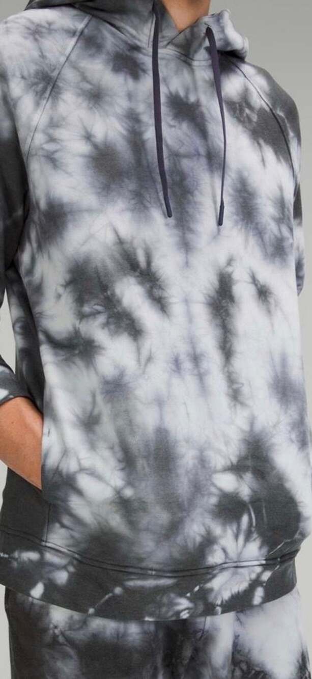 Lululemon City Sweat Hoodie Grey Tie-Dye